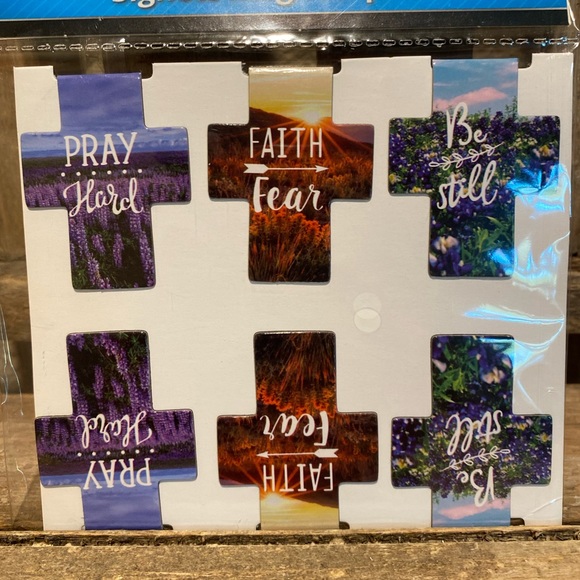 Religious Bookmarks Set Of 6, Cross Shaped Bookmarks, Inspirational Bookmarks - Picture 4 of 9